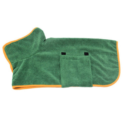 BETTER UP Super Absorbent and Fast Drying Dog Cat Bathrobe with Adjustable Chest