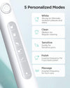BETTER UP Sonic Electric Toothbrush 5 Modes USB Charger 8 Brush Heads