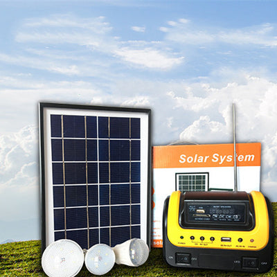 BETTER TECH Budget Solar Generator and Lighting System with Radio for Camping