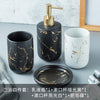 BETTER DECORS Marble Ceramics Bathroom Accessories Set