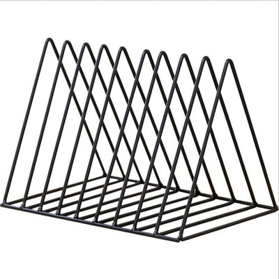 BETTER DECORS Triangular Iron Art Shelf