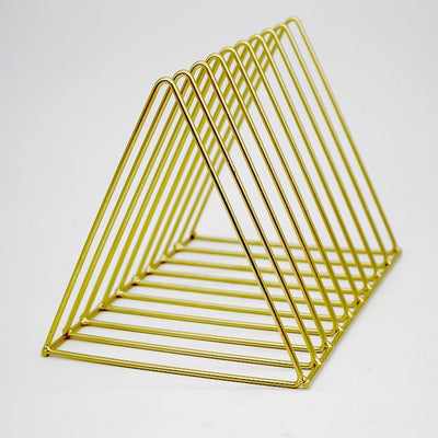 BETTER DECORS Triangular Iron Art Shelf