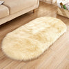 BETTER DECORS Oval Fur Faux Artificial Sheepskin Carpet