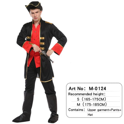 BETTER BOO Halloween Cosplay Pirate Costume Men and Women Fantasia