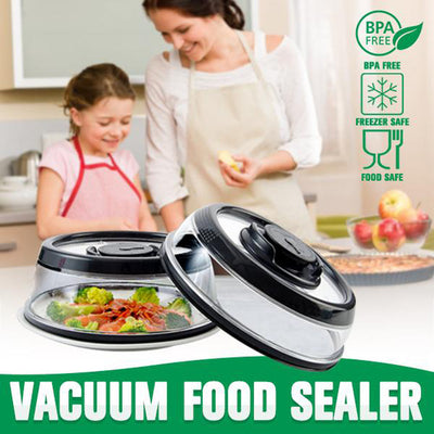 BETTER LIVING Food Fresh Keep Lid Sealing Cover Refrigerator Plate Cover Kitchen Instant Vacuum Sealer Crisper Food Sealer#15