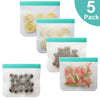 BETTER EARTH Reusable Leakproof 12Pcs/Set Silicone Storage Bag Containers