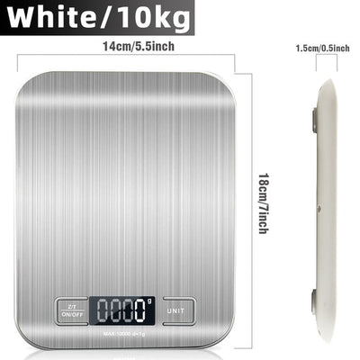 BETTER HEALTH Digital Kitchen Food Scale with LCD Display 1g/0.1oz
