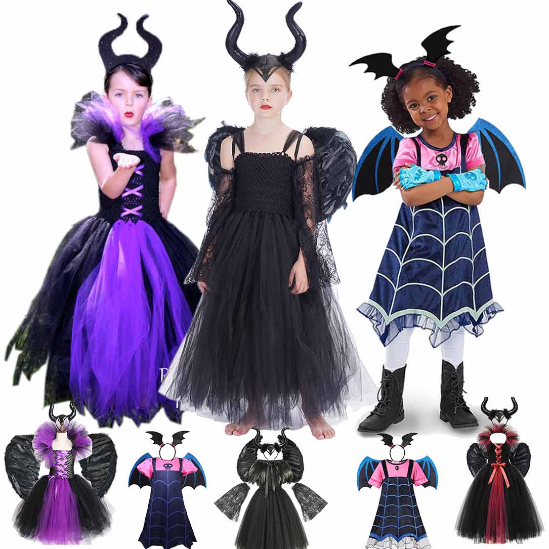 BETTER BOO Fairy Tale Evil Queen Witch Villain Halloween Costumes for Girls