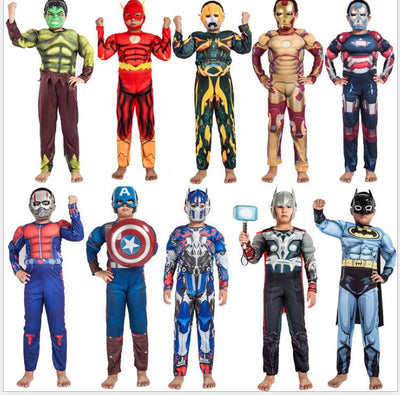 BETTER BOO Superhero Kids Halloween Muscle Costumes