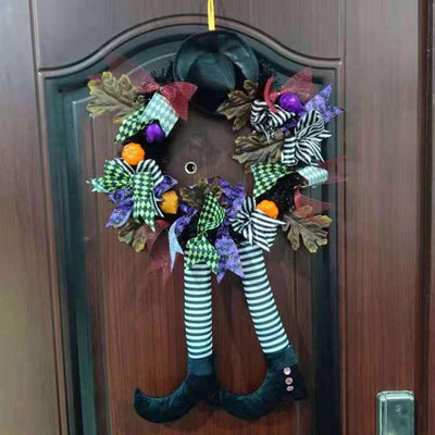 BETTER BOO Halloween Wreath Door Hanging Decoration