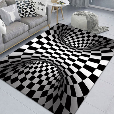 BETTER BOO NEW 3D Visual Halloween Carpet Mat Creepy Manhole Trap Illusion