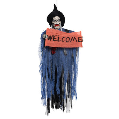 BETTER BOO Halloween Hanging Skeleton Ghost Electric Skull Haunted House Decorations