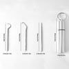 BETTER EARTH Portable Reusable Titanium Stainless Steel Toothpick set
