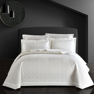 BETTER DECORS New 3Pcs Luxury Cotton Throw Blanket Bedspread