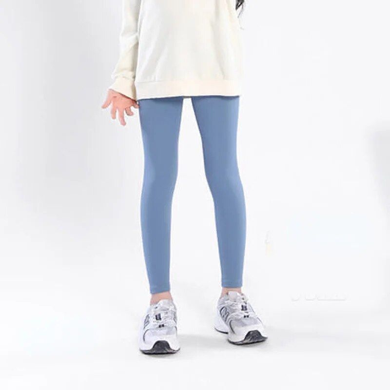 Blue Kids Leggings