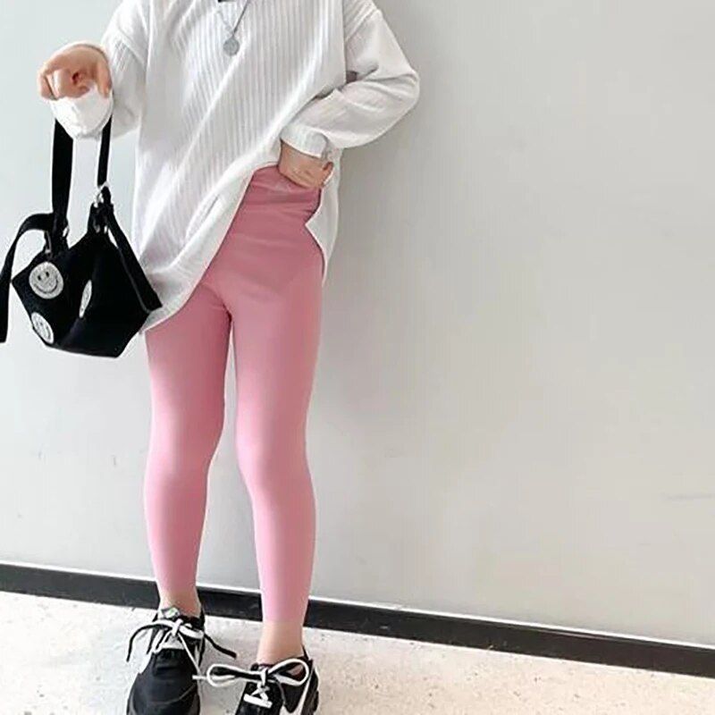 Pink Kids Leggings